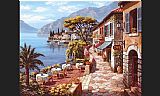 Sung Kim Overlook Cafe II painting